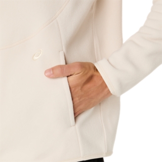REFINED TEXTURE FLEECE FULL ZIP TOP, Image 5 of 7