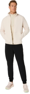 REFINED TEXTURE FLEECE FULL ZIP TOP, Image 6 of 7