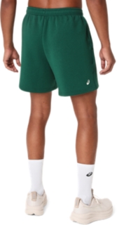ASICS LOGO FLEECE 7IN SHORT, Jewel Green 2
