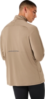 WAFFLE KNIT HALF ZIP, Pepper/Black 2