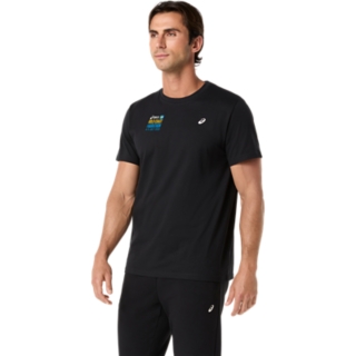 GCM26 ASICS SPIRAL EMBROIDERY TEE, Image 3 of 5