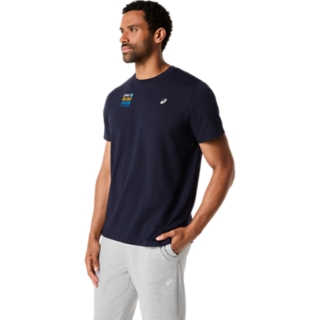 GCM26 ASICS SPIRAL EMBROIDERY TEE, Image 3 of 4