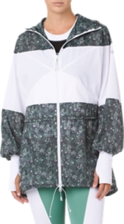 Liberty Print Hoodie Wind Jacket Brilliant White Jackets