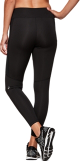 Asics Motion Dry Small Leggings Black With Pink Dots