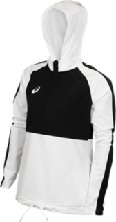 Espectacular ventana Gestionar WOMEN'S STRETCH WOVEN TRACK TOP | Team White/Team Black | Hoodies &  Sweatshirts | ASICS