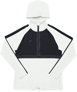 WOMEN'S STRETCH WOVEN TRACK TOP, Team Black/Team White, Hoodies &  Sweatshirts