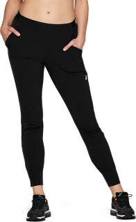 WOMEN S Stretch Woven Pant Performance Black Shorts Pants