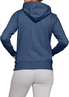 Women's SPORT KNIT HOOD, Grand Shark Heather, Long Sleeve Tops