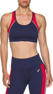 WOMEN'S TOKYO BRA | Peacoat/Classic Red | Sports Bras | ASICS