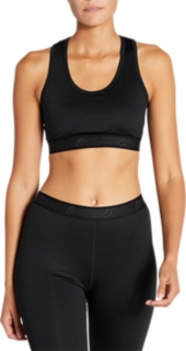 Asics Logo Sports Bra Black