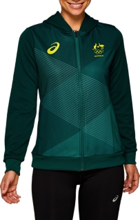 Unisex REPLICA VILLAGE HOODIE | 80 Au Green | ASICS Clothing