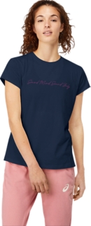 Alternative image view of GRAPHIC TEE I, French Blue