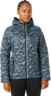 WOMEN'S PERFORMANCE INSULATED JACKET, Metropolis/Bright Lights Print, Jackets & Outerwear