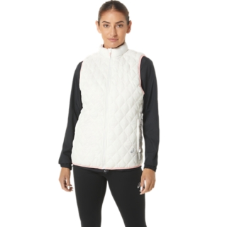 WOMEN'S REVERSE INSULATED VEST Cream/Frosted Rose Jackets