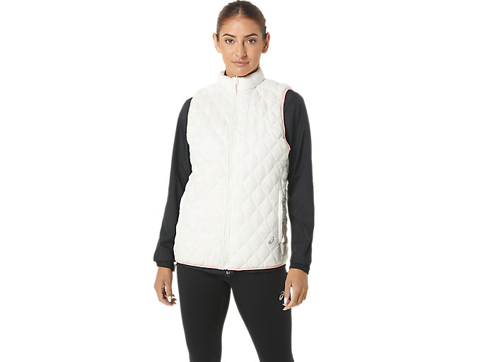 WOMEN'S REVERSE INSULATED VEST | Cream/Frosted Rose | Jackets ...
