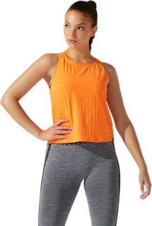 W Sロゴジャカードタンク サンピーチ レディース Tシャツ ポロシャツ Asics