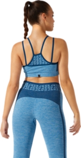 ASICS Women's W CROPPED ASICS LOGO SEAMLESS BRA