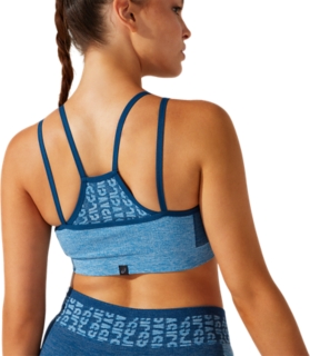 WOMEN'S GRAPHIC BRA, Reborn Blue, Sports Bras