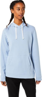 WOMEN'S PULLOVER HOODIE | Mist | Hoodies & Sweatshirts | ASICS