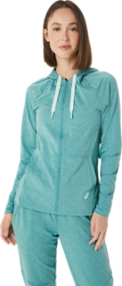 Green Zip-up Hoodies for Women