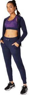 WOMEN'S TECH JOGGER, Peacoat Heather, Shorts & Pants