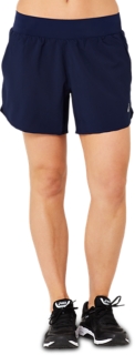 Women s TRAINING SHORT 5 INCH Peacoat Shorts ASICS Australia