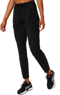 WOMEN'S WOVEN TAPER PANT, Performance Black, Shorts & Pants