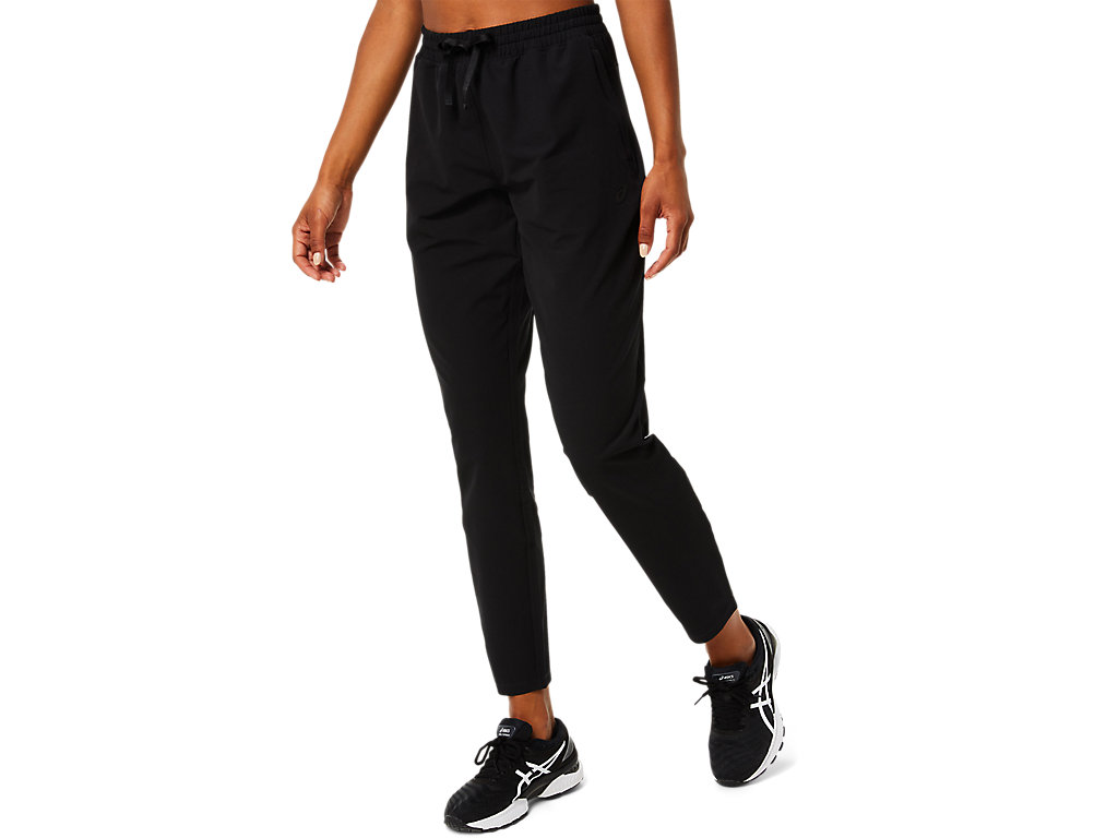 WOMEN'S WOVEN TAPER PANT, Performance Black, Shorts & Pants