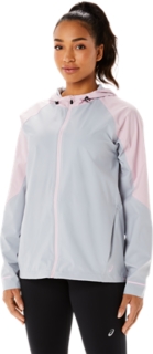 WOMEN'S WATERPROOF JACKET | Piedmont Grey/Barely Rose | Jackets ...