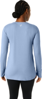 WOMEN'S LONG SLEEVE HEATHER TOP, Image 2 of 7