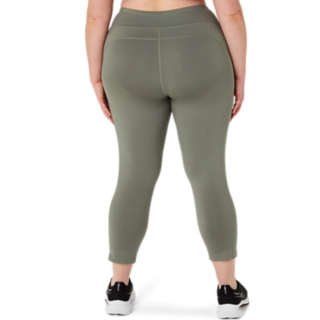 WOMEN'S KATE POCKET CAPRI, Lichen Green, Tights & Leggings