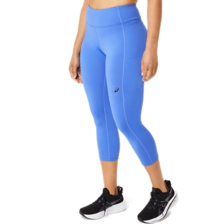 WOMEN'S KATE POCKET CAPRI, Sapphire, Tights & Leggings