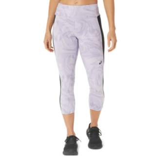 WOMEN'S KATE POCKET CAPRI, Japan Brushed Orchid/Performance Black, Tights  & Leggings