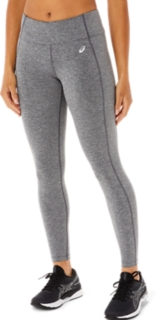 WOMEN'S 7/8 PERFORMANCE TIGHT, Dark Grey Heather, Tights & Leggings