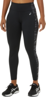 Asics, Pants & Jumpsuits, Asics Leg Balance Running Tights Metallic Fizzy  Peach Black Womens Size Small