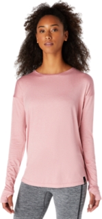 WOMEN'S LONG SLEEVE TOP, Smokey Rose, Long Sleeve Shirts