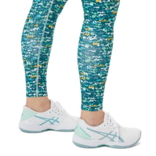 WOMEN'S NEW STRONG 92 PRINTED TIGHT, Tennis Japan Brushed Aop Soothing Sea, Tights & Leggings