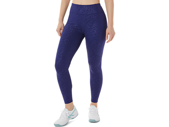 Image 1 of 5 of Women's Japan Brushed Emboss Dive Blue WOMEN'S NEW STRONG 92 PRINTED TIGHT Women's Tights & Leggings