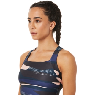 WOMEN'S NEW STRONG 92 PRINTED BRA, Breeze Print, Sports Bras