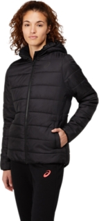 Women s PADDED JACKET W Performance Black Coupe vent et vestes