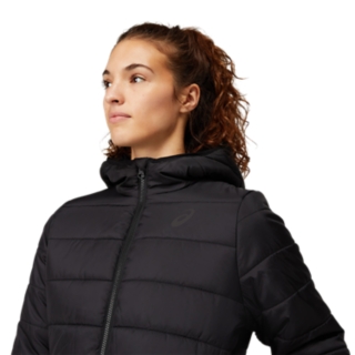 Women's PADDED JACKET W, Performance Black