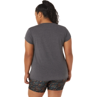 ToBeInStyle Women's Basic Short Sleeve Wide Band V-Neck Tee - Heather Gray  - S : : Clothing, Shoes & Accessories