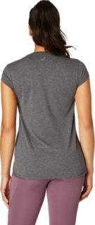 WOMEN'S HEATHER VNECK TOP | Dark Grey Heather | T-Shirts & Tops