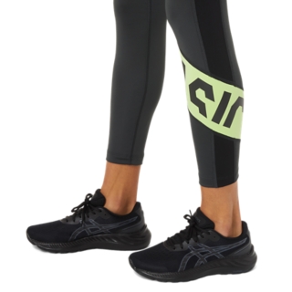 boicotear persuadir cápsula Women's COLOR BLOCK TIGHT III | Graphite Grey / Lime Green | Tights &  Leggings | ASICS Outlet