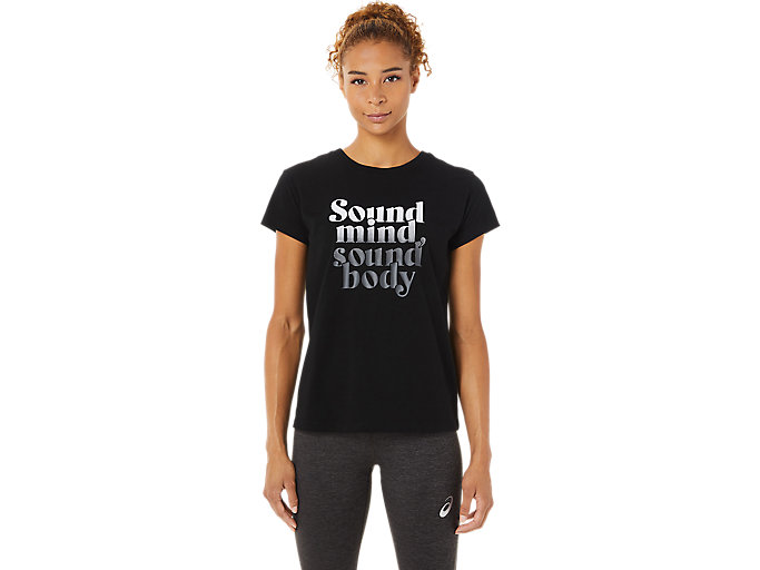 Image 1 of 6 of Femme Performance Black SMSB GRAPHIC TEE IV T-Shirts à manche courtes pour femmes