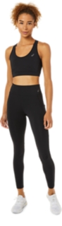 WOMEN'S MESH BLOCK TIGHT, Performance Black