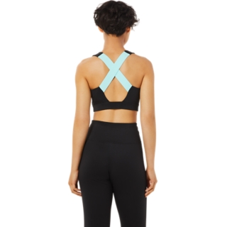 Asics Strappy Back Sports Bra Black