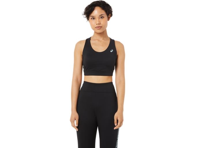 GLOWMODE FeatherFit™ Crisscross Back Strap Corset-Effect Sports Bra