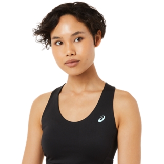 Asics Strappy Back Sports Bra Black