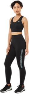 Women's ASICS LOGO 7/8 TIGHT, Performance Black, Tights & Leggings